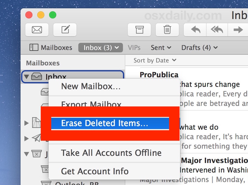 Mac Mail App Not Deleting Emails